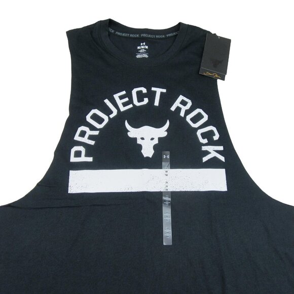 Under Armour Project Rock Payoff Bull Tank Men’s Size Medium NEW - Picture 1 of 12